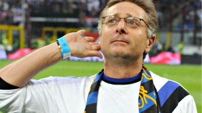 paolo bonolis a san siro