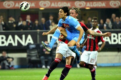 il bomber azzurro a san siro
