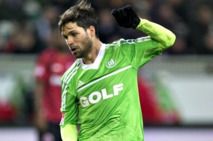 diego del wolfsburg in azione