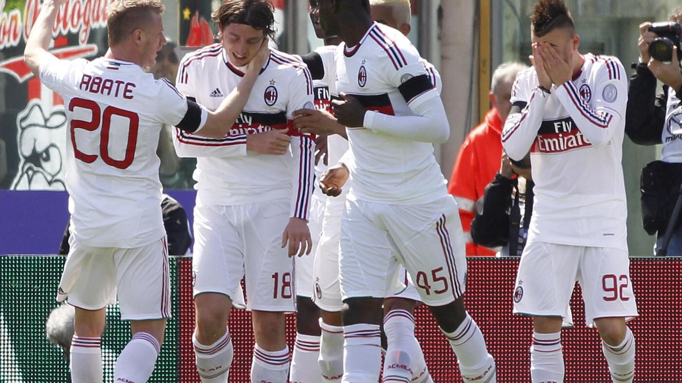 Milan-Napoli 2013, El Shaarawy e Pazzini sfidano Cavani