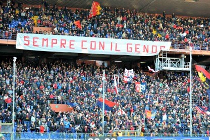 una foto della gradinata Nord