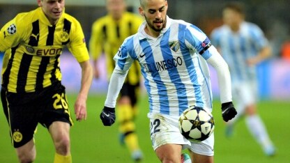 isco del malaga in azione
