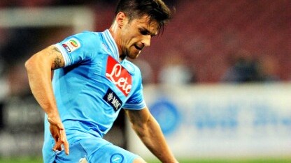 maggio con la maglia del napoli