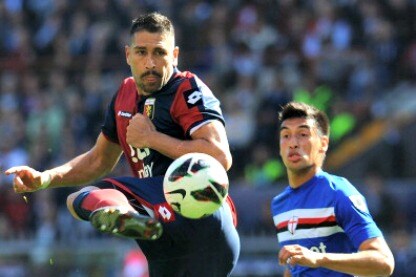 l'attaccante del Genoa