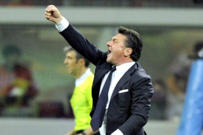 mazzarri a san siro contro il milan