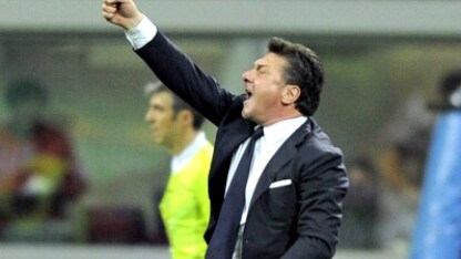 mazzarri a san siro contro il milan