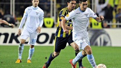klose della lazio in azione