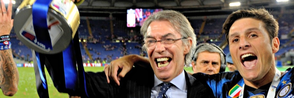 il presidente moratti e zanetti