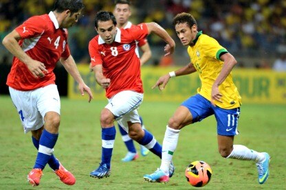 neymar in azione