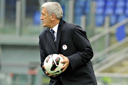 petkovic della lazio a bordo campo