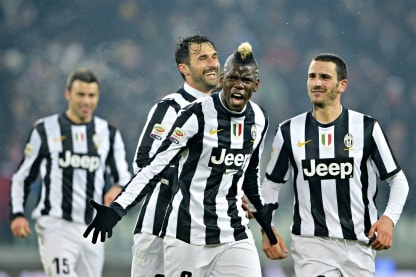 un'esultanza di pogba