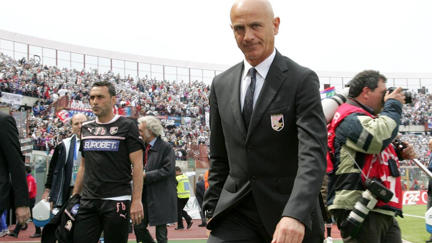 Sannino:"Mi è dispiaciuto per la rissa nel finale, un buon punto per il Palermo"