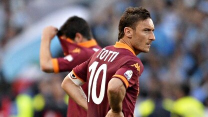 totti sconfitto