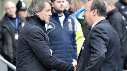 mancini e benitez in premier
