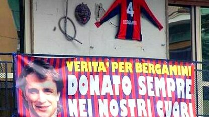 lo striscione x bergamini
