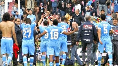 il napoli a fine partita