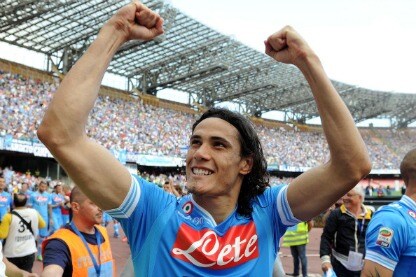 edinson cavani esultanza