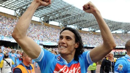 edinson cavani esultanza
