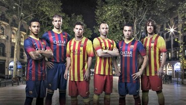 i giocatori del barcellona