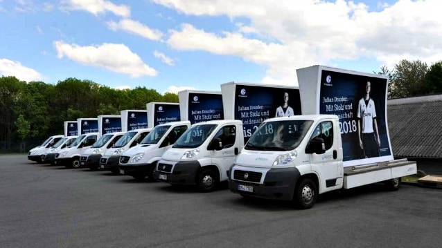i camioncini dello schalke