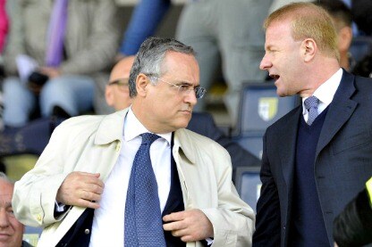 lotito e tare allo stadio