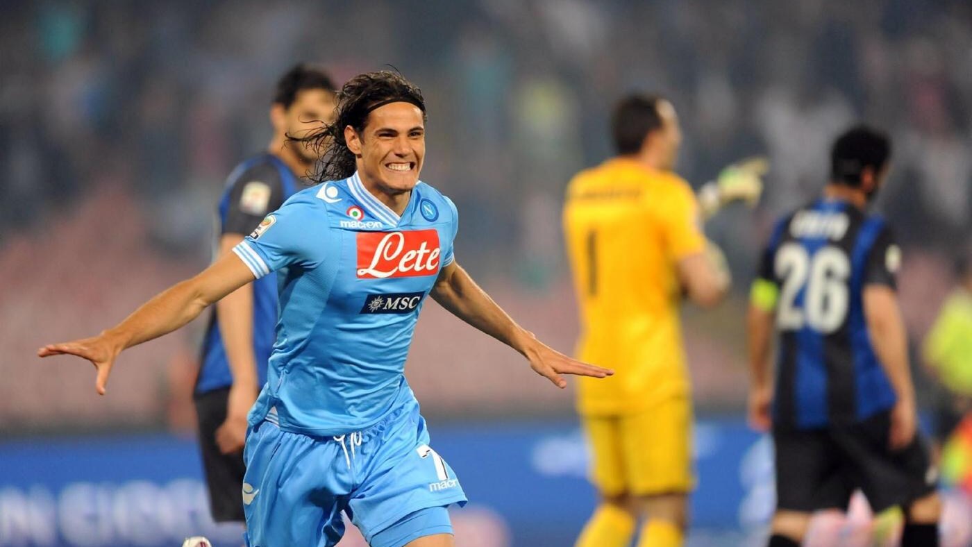 cavani alvarez cavani, 100 gol con il Napoli per il matador