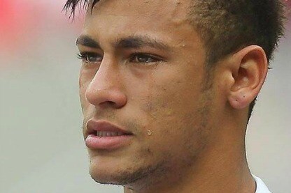 le lacrime di neymar