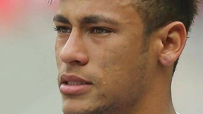 le lacrime di neymar