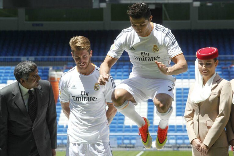 l'attaccante del real con la nuova maglia