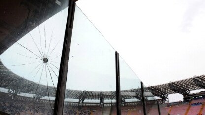 un settore dello stadio san paolo