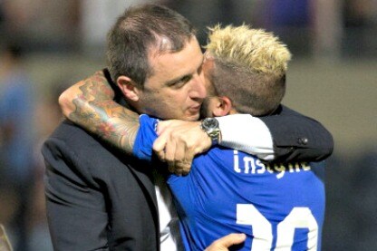 Mangia ed Insigne dopo la vittoria sull'Inghilterra