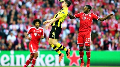 l'attaccante polacco del borussia