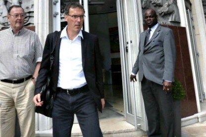 laurent blanc nei pressi della federazione francese