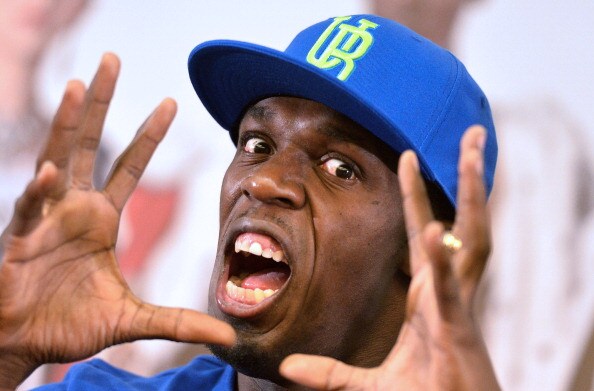 usain bolt smorfia