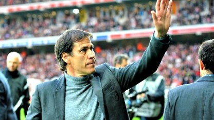 rudi garcia saluta i tifosi