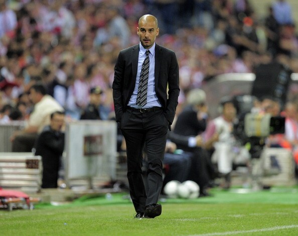 il tecnico pep guardiola