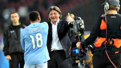 mazzarri e zuniga al napoli