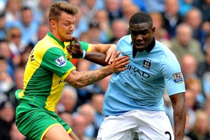 il difensore del manchester city