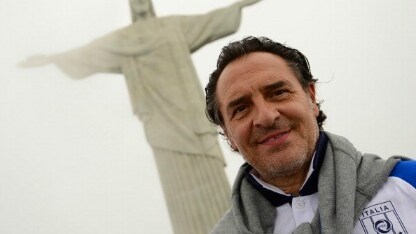 cesare prandelli al corcovado