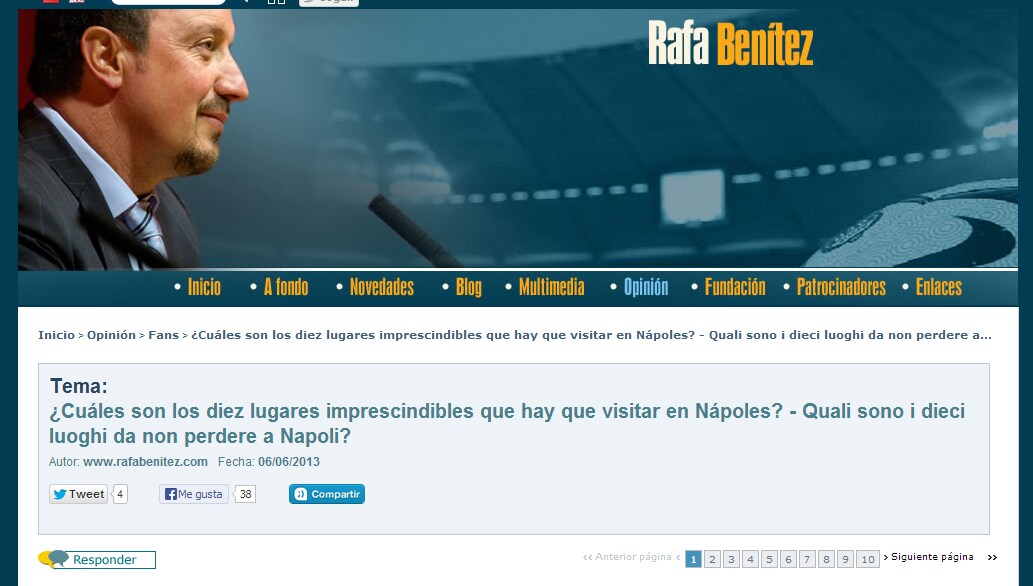 sito benitez
