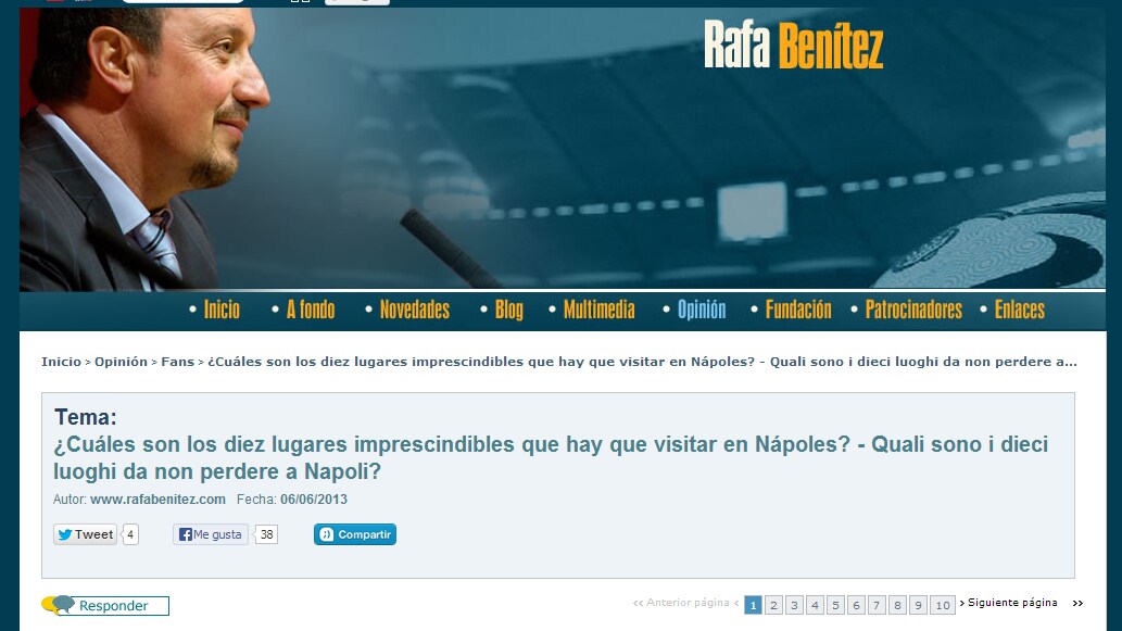 sito benitez
