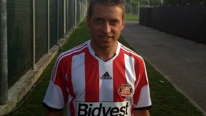 Emanuele Giaccherini con la maglia del Sunderland