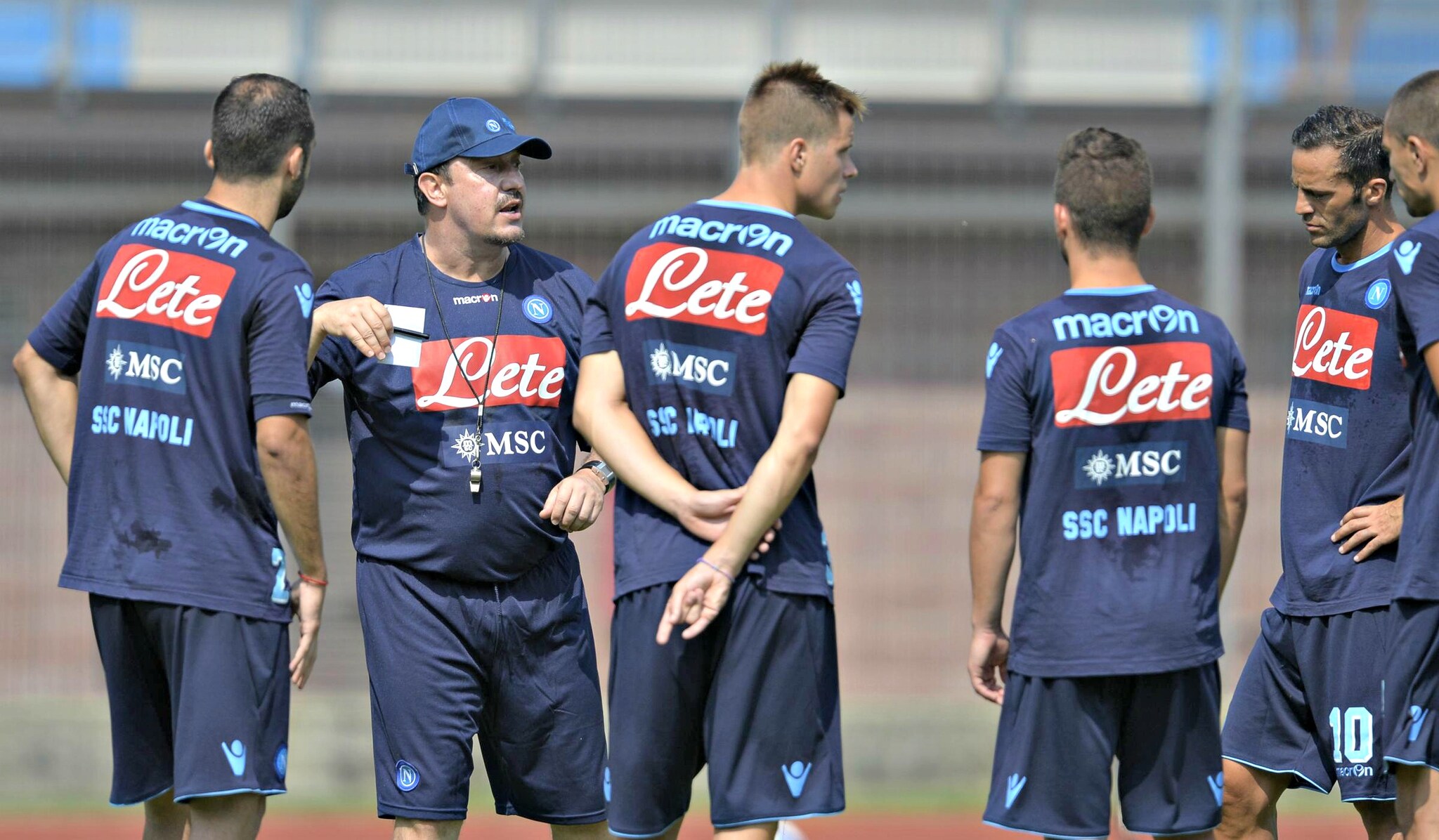 rafa benitez allenamento