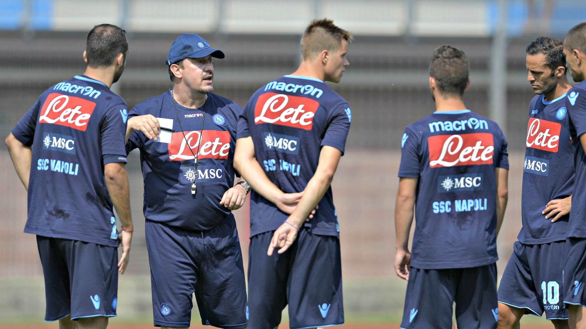 rafa benitez allenamento