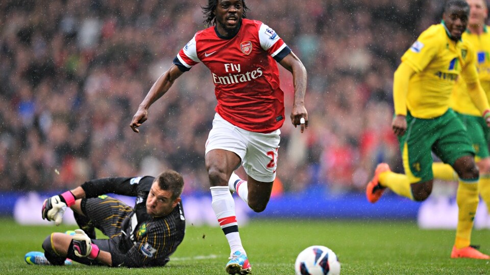 gervinho con l'arsenal