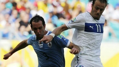 l'attaccante azzurro verso la roma