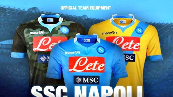 le maglie del napoli