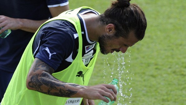 un allenamento di osvaldo