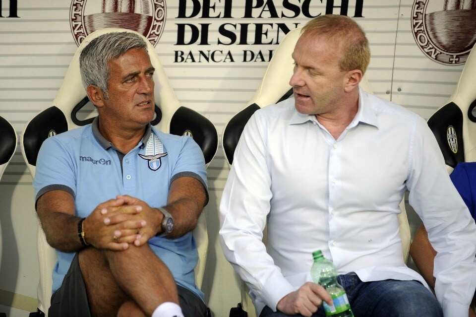 il tecnico e il direttore sportivo della lazio