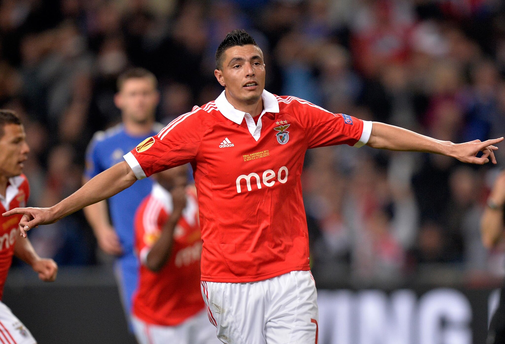 oscar cardozo esulta